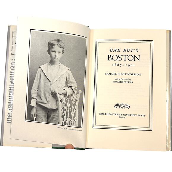 One Boy's BOSTON 1887-1901 Hardcover Book by Samuel Morison - Picture 4 of 10